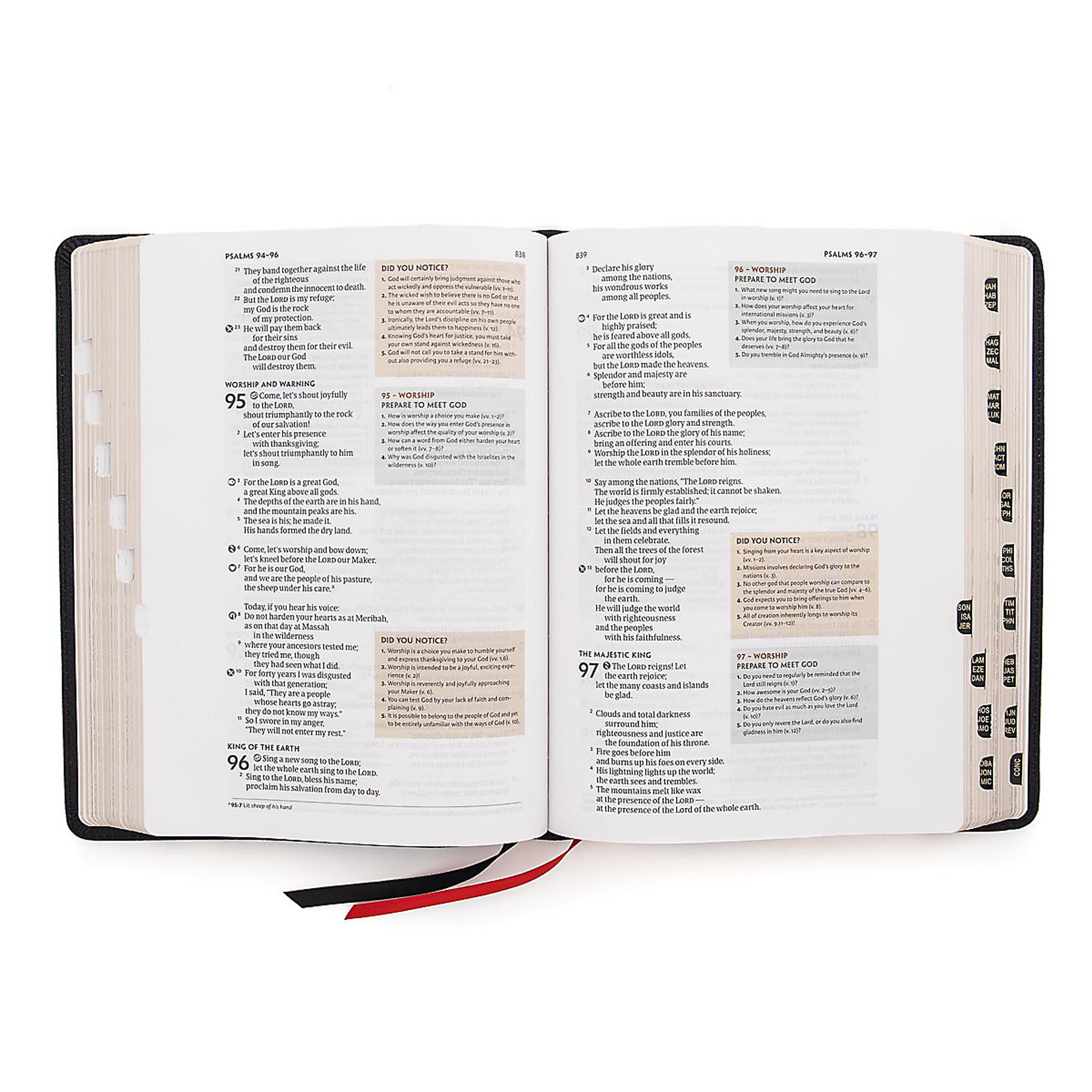 CSB Experiencing God Bible, Black, Genuine Leather