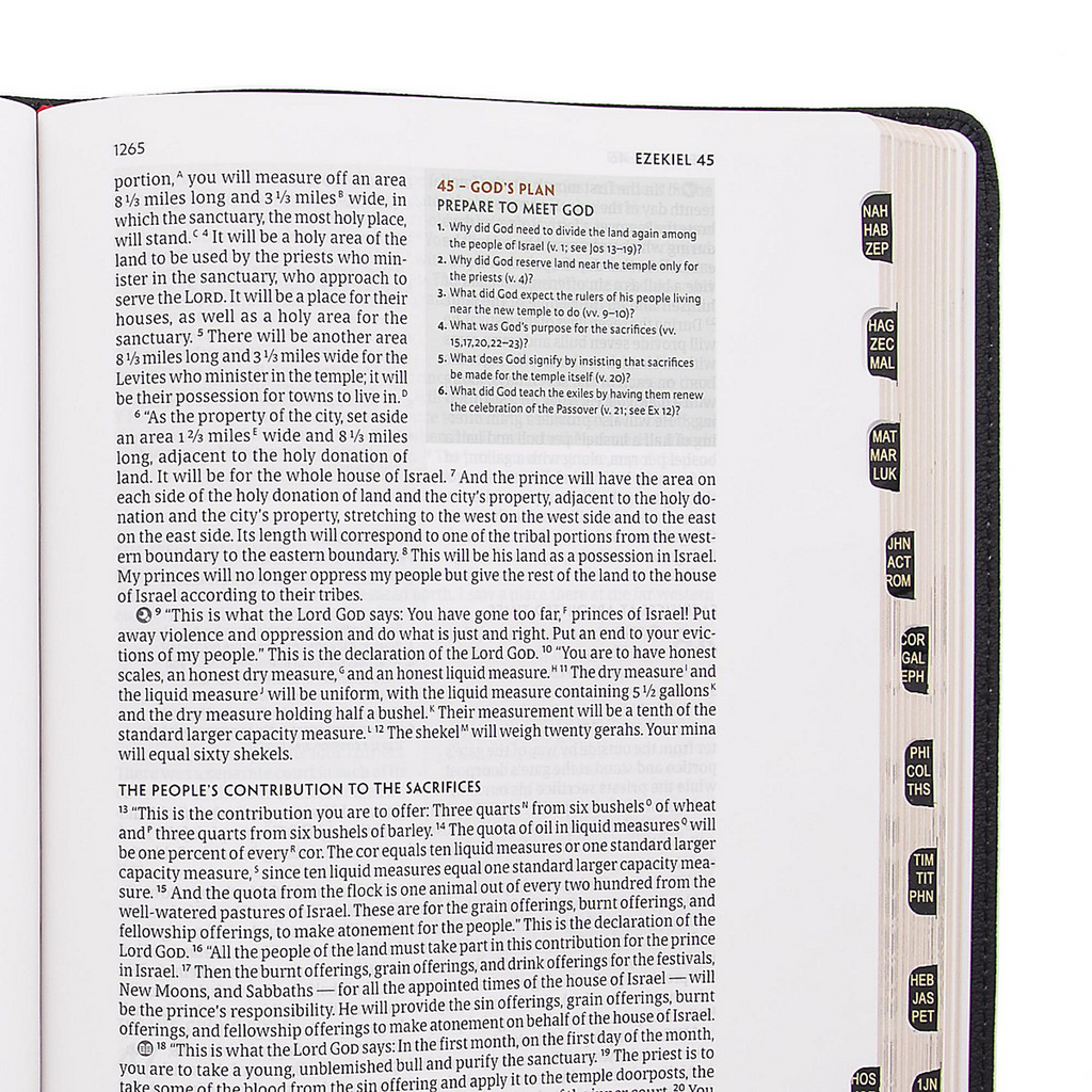 CSB Experiencing God Bible, Black, Genuine Leather