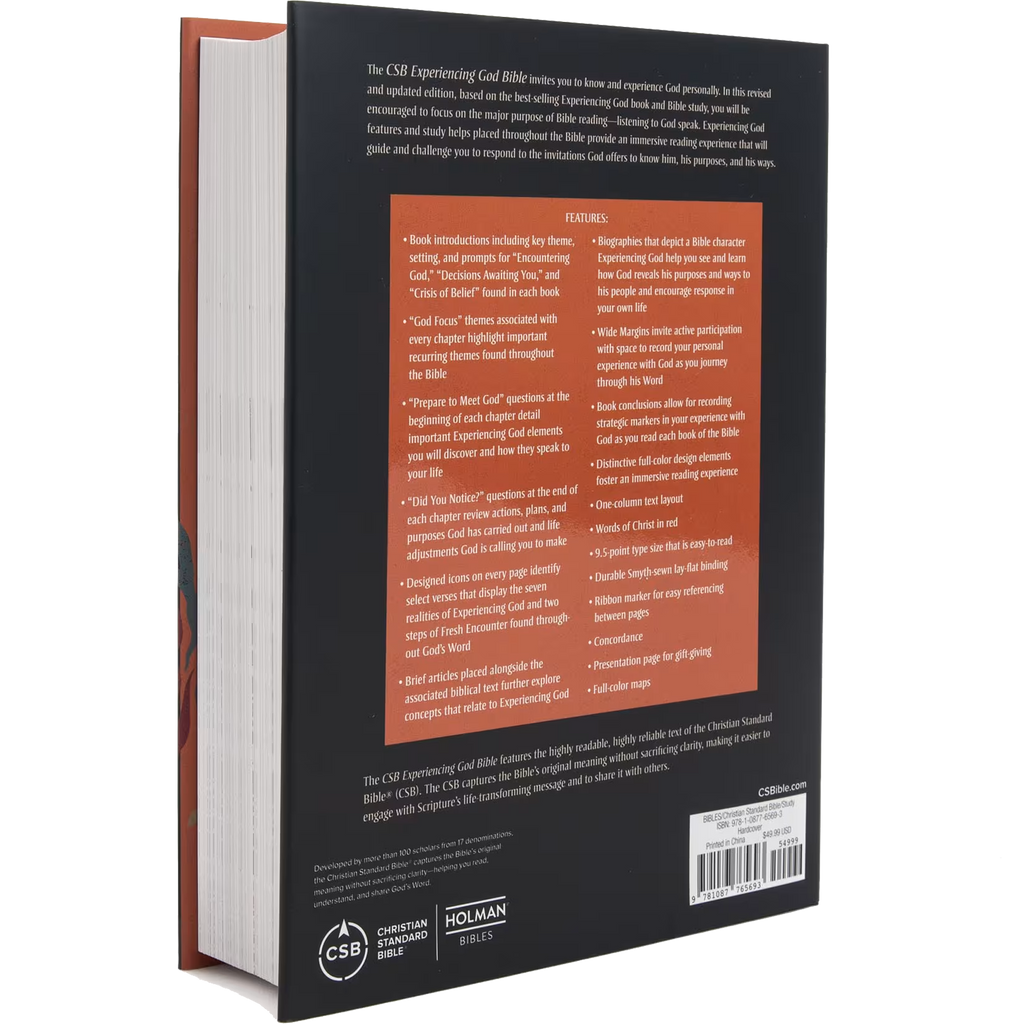 CSB Experiencing God Bible, Hardcover, Jacketed
