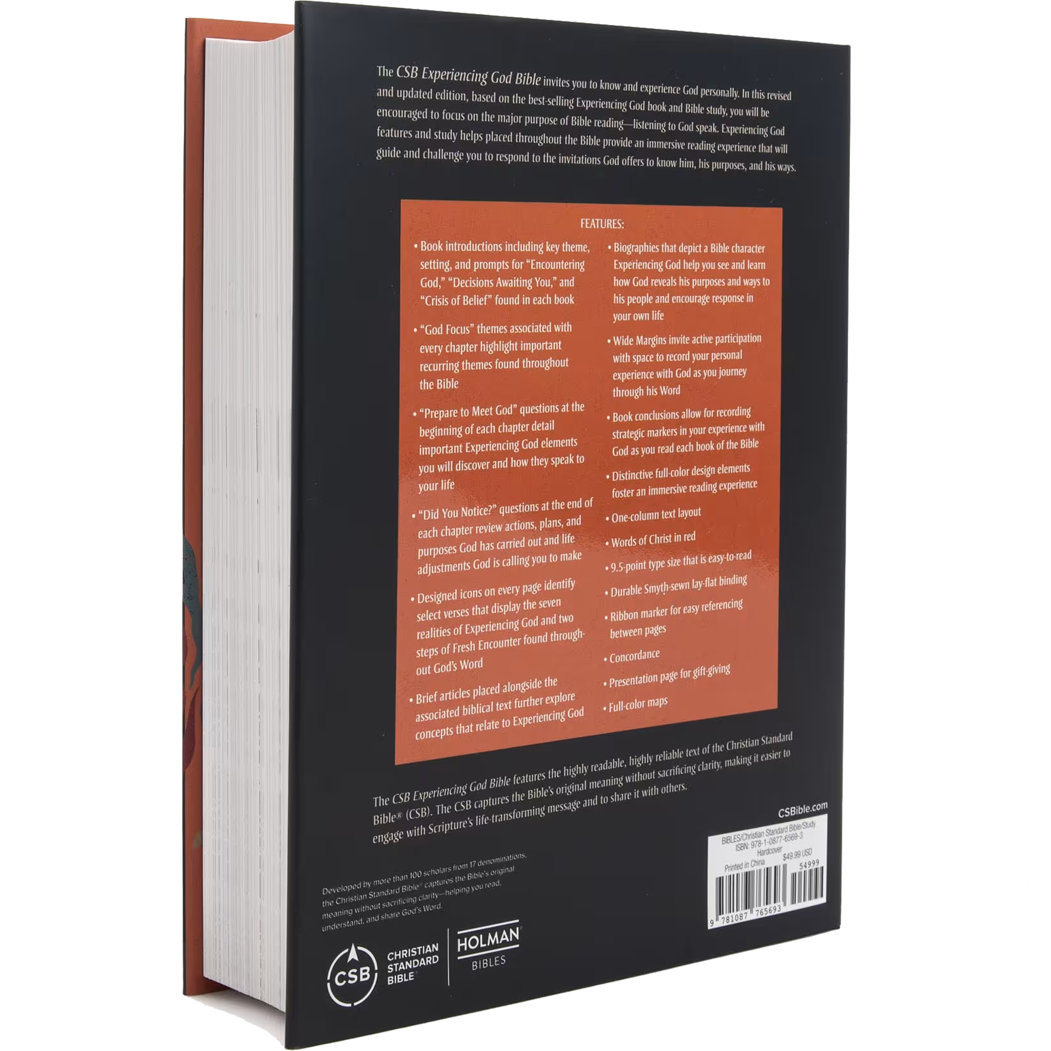 CSB Experiencing God Bible, Hardcover, Jacketed