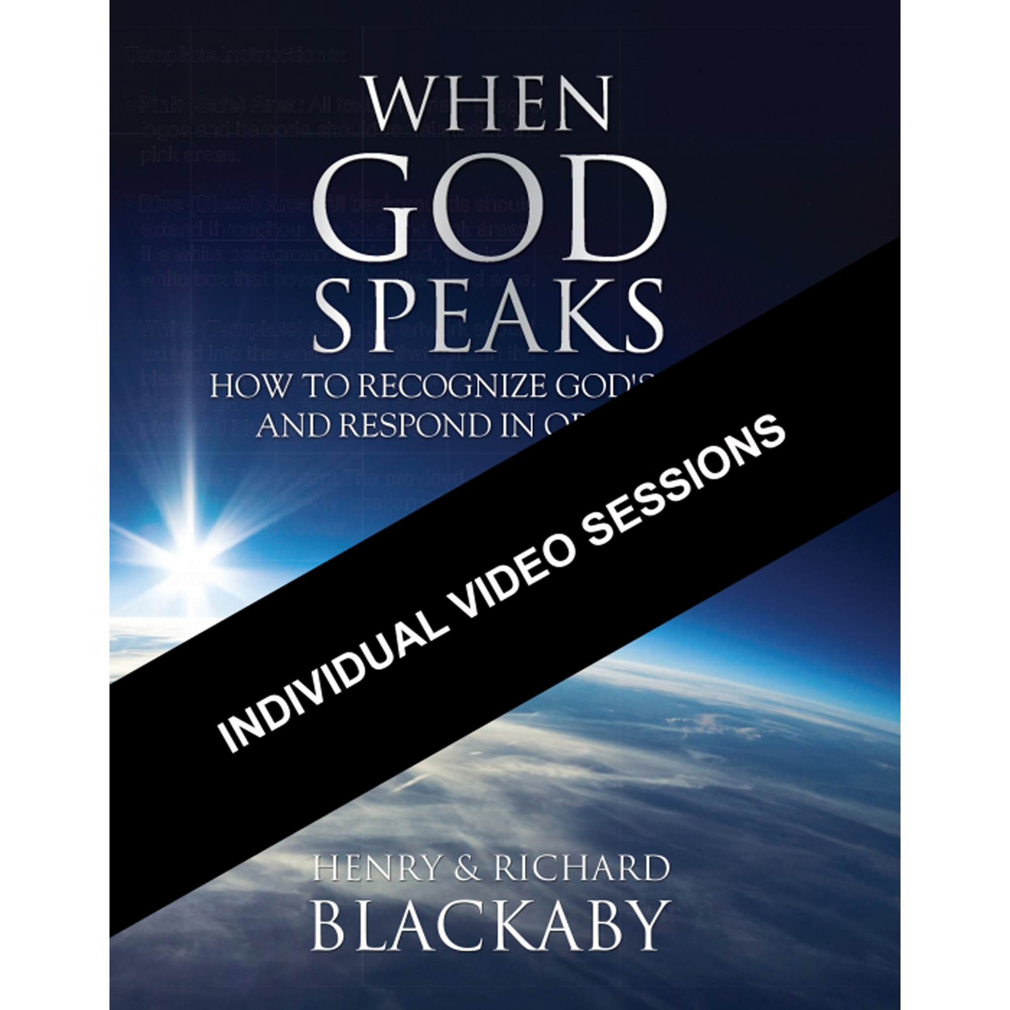 When God Speaks: How to Recognize God's Voice and Respond in Obedience Video Sessions (Download)