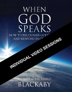 When God Speaks: How to Recognize God's Voice and Respond in Obedience Video Sessions (Download)